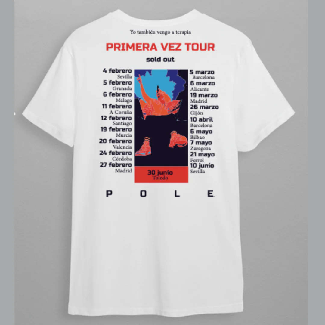 Camiseta blanca Por Primera Vez Edición Especial Fin de Gira - Image 3